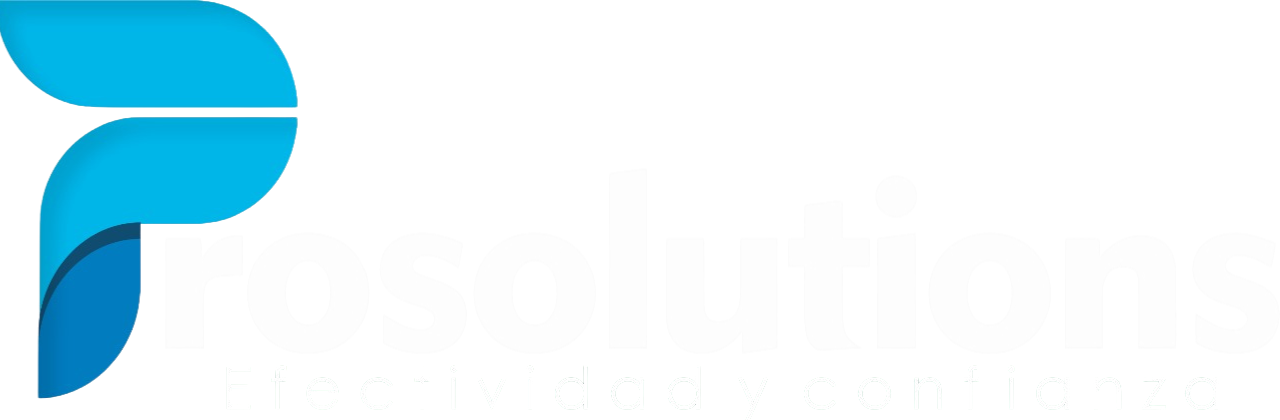Logo Prosolutions blanco